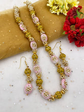 Designer Semi Precious Pink Jade And Pearls Fancy Beads Necklace By Gehna Shop Beads Jewellery